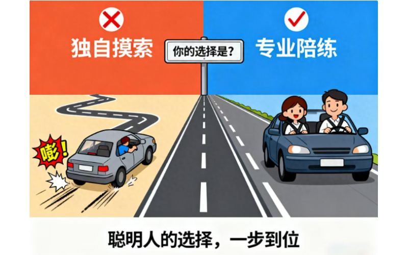 新手司機上路，為什么專業(yè)陪練是明智之選？